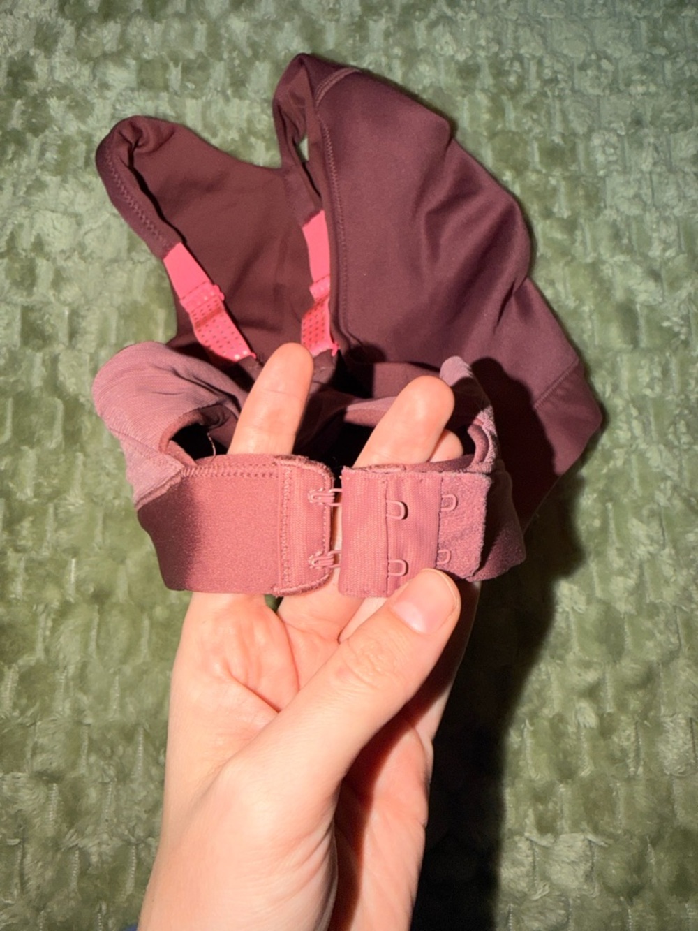 Fabletics medium Full-Sprint High Impact Sports Bra - Dusty Rose - Picture 4 of 7